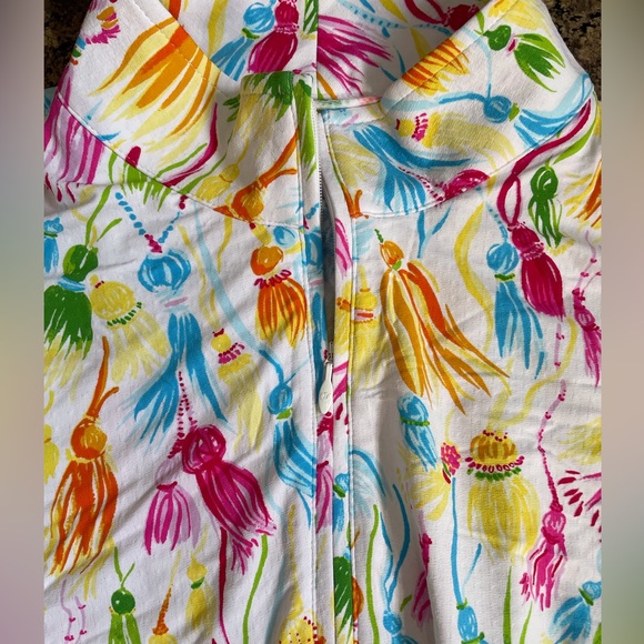 NWT IBKUL Multi-Color Tassel Design Golf Dress. - Picture 5 of 9